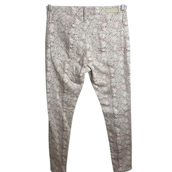 AG Adriano Goldschmied | The Farrah Skinny Ankle Jean in Snake Skin | Sz 27R - Picture 7 of 13